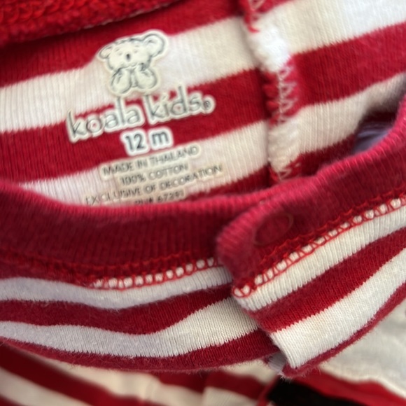 12 month cozy Christmas Jammies - Picture 3 of 3